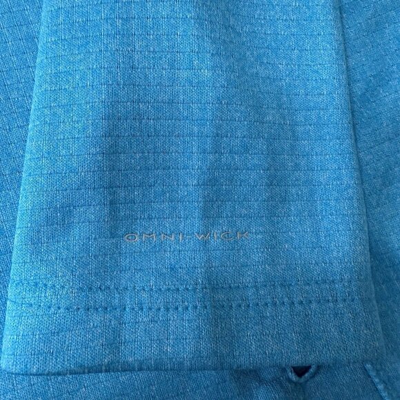 Columbia Womens Park View Grid Full Zip Fleece Full Zip Bright Blue Plus Size 3X - Picture 5 of 9